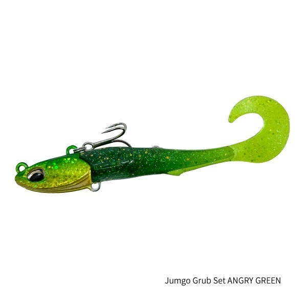 【DUO ×Tsulino】ビーチウォーカー　ジャンゴグラブセット(21g-Angry Green(アングリーグリーン))